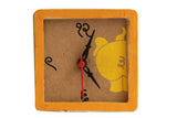 Desk Clock Yellow